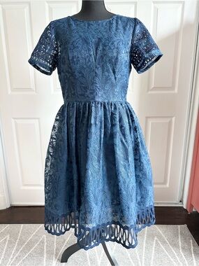 chi chi london blue lace dress | Dresses | Chi Chi London In Size whilst my chiffon swing US: whsale Zapakasa Women Royal Blue size:000
